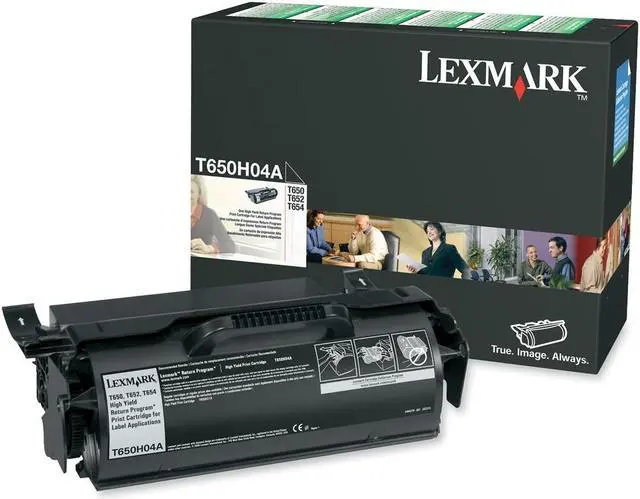 Main image of Lexmark T650H04A High Yield Return Program Toner Cartridge - Black