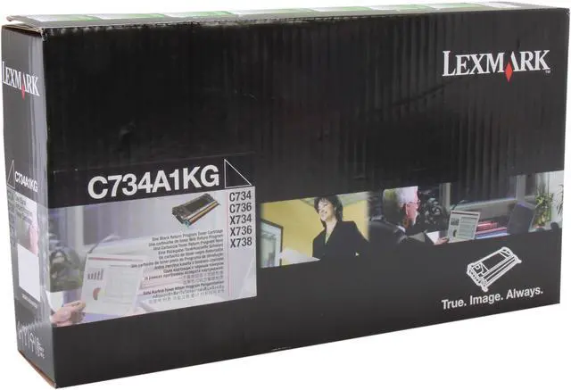 Main image of Lexmark C734A1KG Return Program Toner Cartridge - Black