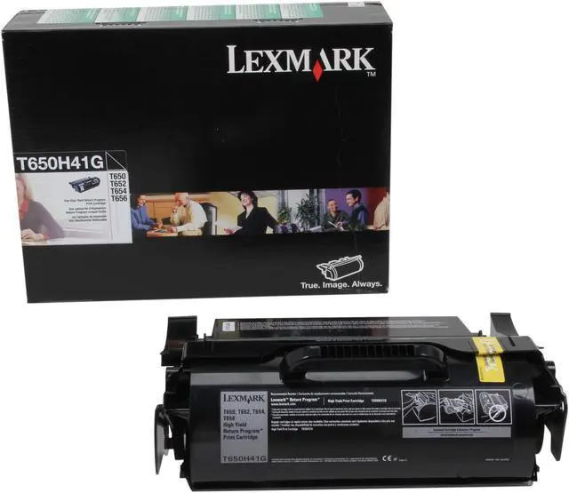 Alt view image 2 of 8 - Lexmark T650H41G High Yield Return Program Toner Cartridge - Black