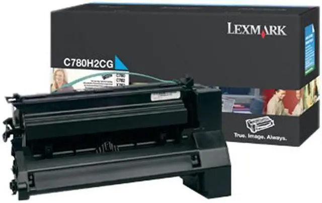 Alt view image 2 of 2 - LEXMARK C780H2CG C780 / C782 High Yield Print Cartridge Cyan