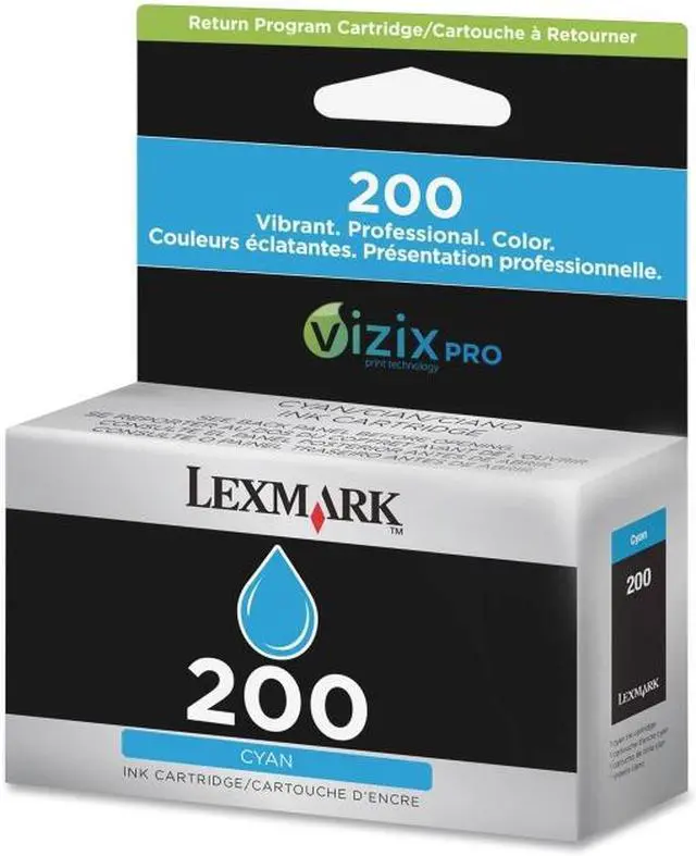 Main image of Lexmark 14L0086 200 Cyan Standard Yield Return Program Ink Cartridge