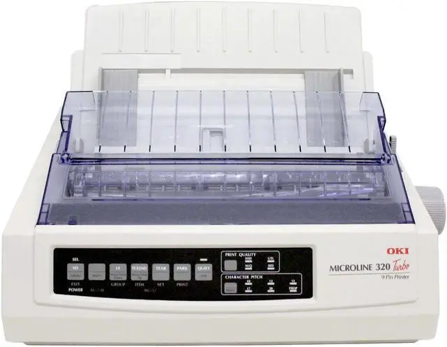 Alt view image 3 of 8 - Oki Data Microline 320 Turbo (62411601) Dot Matrix Impact Printer