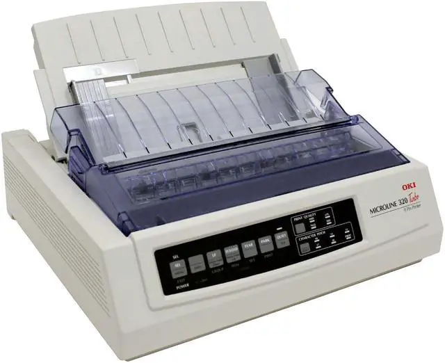 Alt view image 4 of 8 - Oki Data Microline 320 Turbo (62411601) Dot Matrix Impact Printer