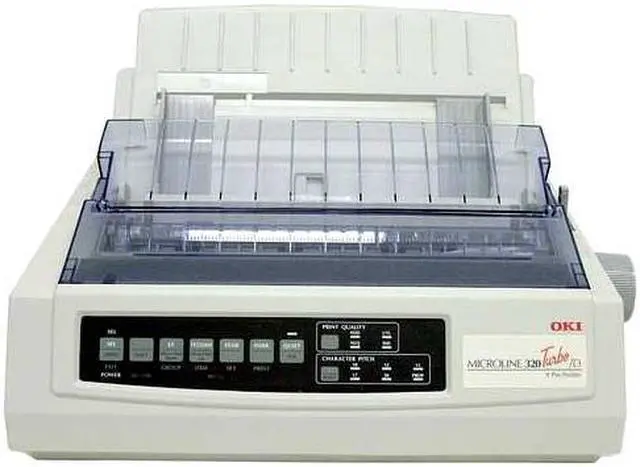 Alt view image 3 of 8 - OKIDATA MICROLINE 320 Turbo DEC ANSI(62412901) 240 x 216 dpi 9 pins Dot Matrix Printer