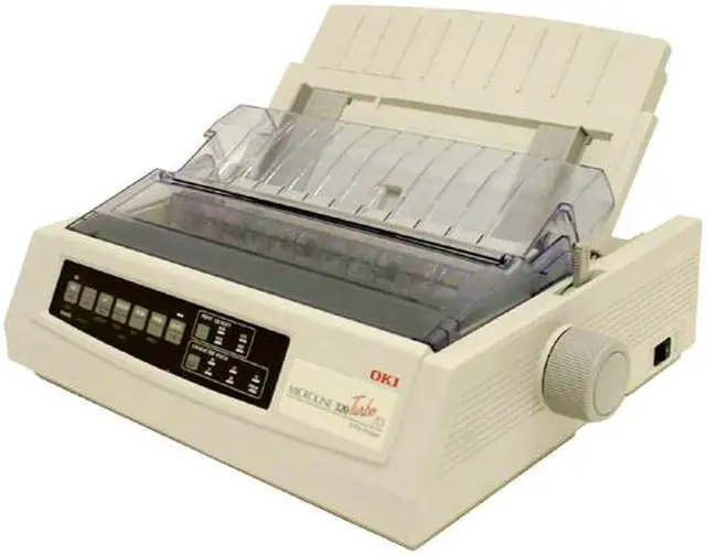 Alt view image 2 of 8 - OKIDATA MICROLINE 320 Turbo DEC ANSI(62412901) 240 x 216 dpi 9 pins Dot Matrix Printer