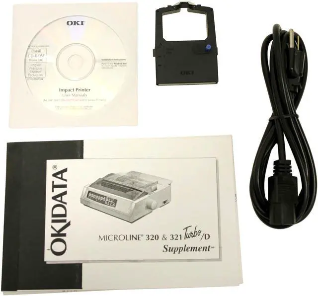 Alt view image 8 of 8 - OKIDATA MICROLINE 320 Turbo DEC ANSI(62412901) 240 x 216 dpi 9 pins Dot Matrix Printer