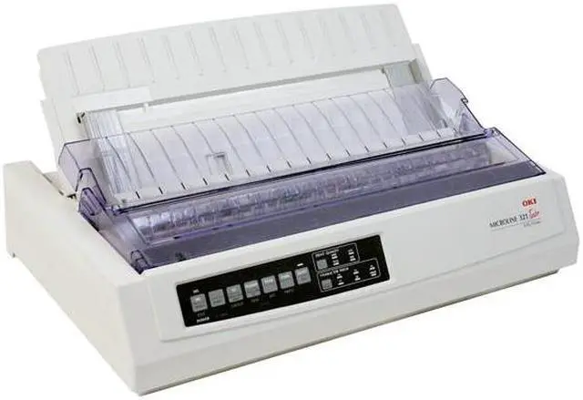 Alt view image 2 of 9 - OKIDATA MICROLINE 321 Turbo 240 x 216 dpi 9 pins Dot Matrix Printer