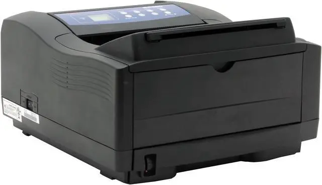 Alt view image 4 of 12 - Okidata B4350 Black Personal Up to 23 ppm Monochrome LPT / USB LED Printer