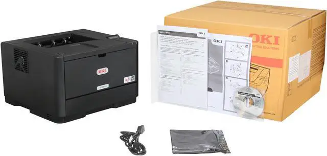 Alt view image 11 of 11 - OkiData B411d Monochrome Laser Printer