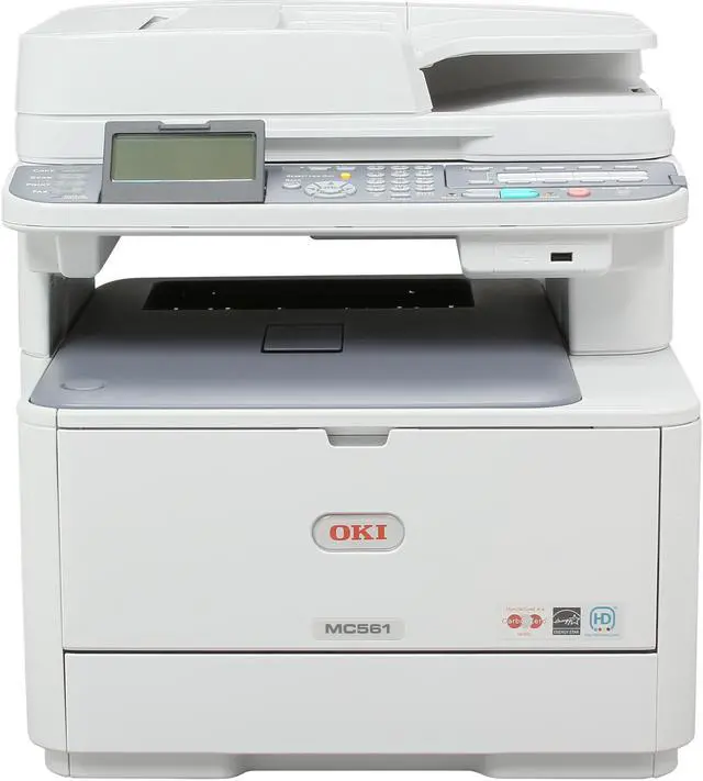 Alt view image 2 of 10 - OKIDATA MC561 MFP/ All-In-One Up to 31 ppm Color LED Network Printer (62435801)