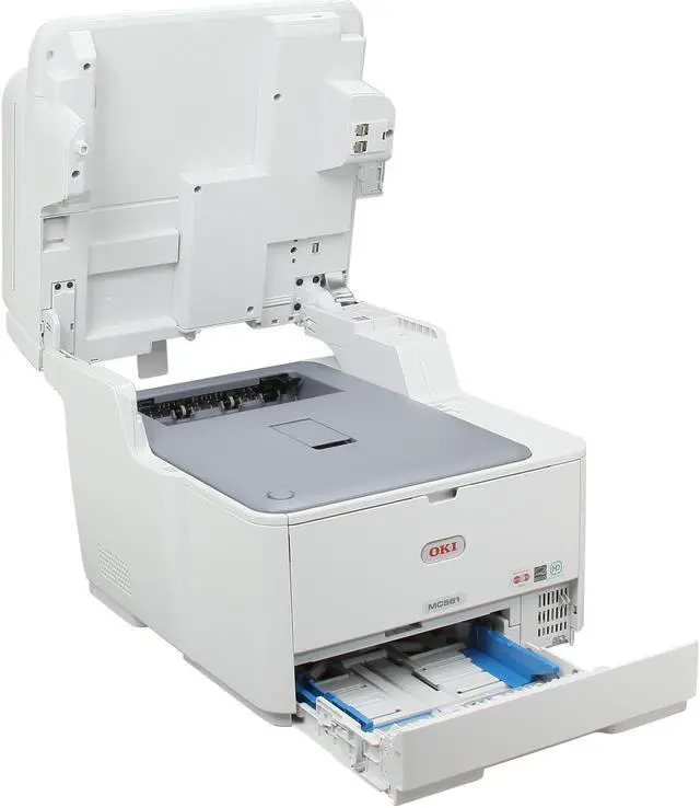 Alt view image 6 of 10 - OKIDATA MC561 MFP/ All-In-One Up to 31 ppm Color LED Network Printer (62435801)