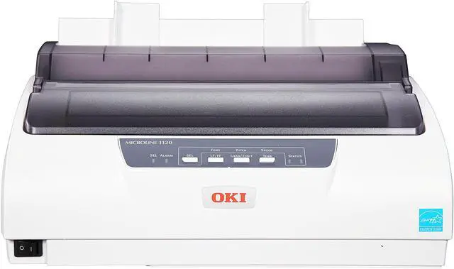 Alt view image 2 of 8 - OKIDATA MICROLINE 1120 (62428503) - Parallel & Serial, USB 9 pin 120V Up to 375cps 288 x 144 Dot Matrix Printer