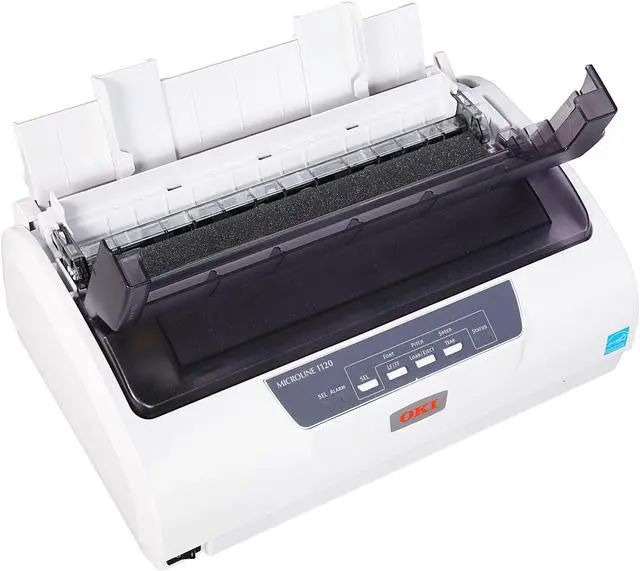 Alt view image 6 of 8 - OKIDATA MICROLINE 1120 (62428503) - Parallel & Serial, USB 9 pin 120V Up to 375cps 288 x 144 Dot Matrix Printer