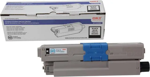 Alt view image 2 of 8 - Oki Data 44469801 Toner Cartridge - Black
