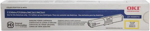 Main image of Oki Data 44469701 Toner Cartridge - Yellow