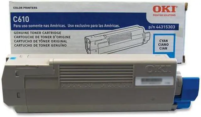 Alt view image 2 of 2 - Oki Data 44315303 Toner Cartridge - Cyan