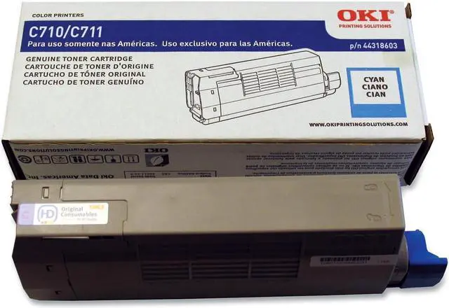 Main image of Oki Data 44318603 High Yield Toner Cartridge - Cyan