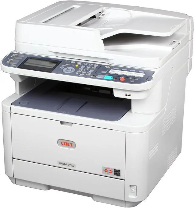 Main image of OkiData MB471w Wireless Monochrome Multifunction Laser Printer