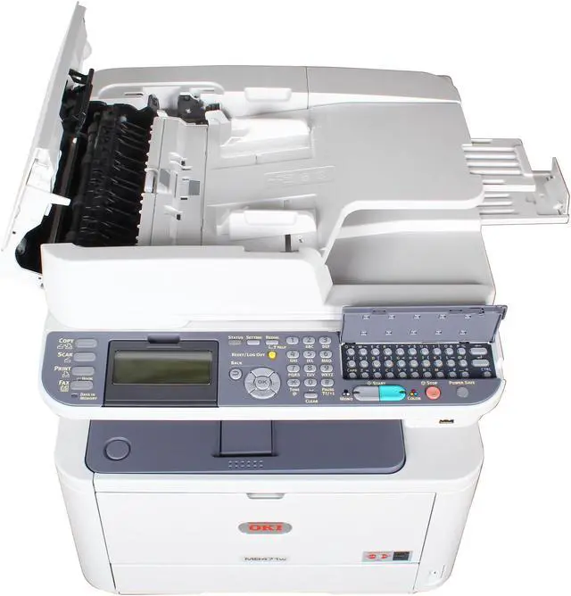 Alt view image 7 of 8 - OkiData MB471w Wireless Monochrome Multifunction Laser Printer