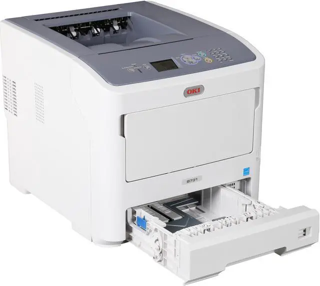 Alt view image 8 of 9 - OkiData B731dn Workgroup Monochrome Laser Printer