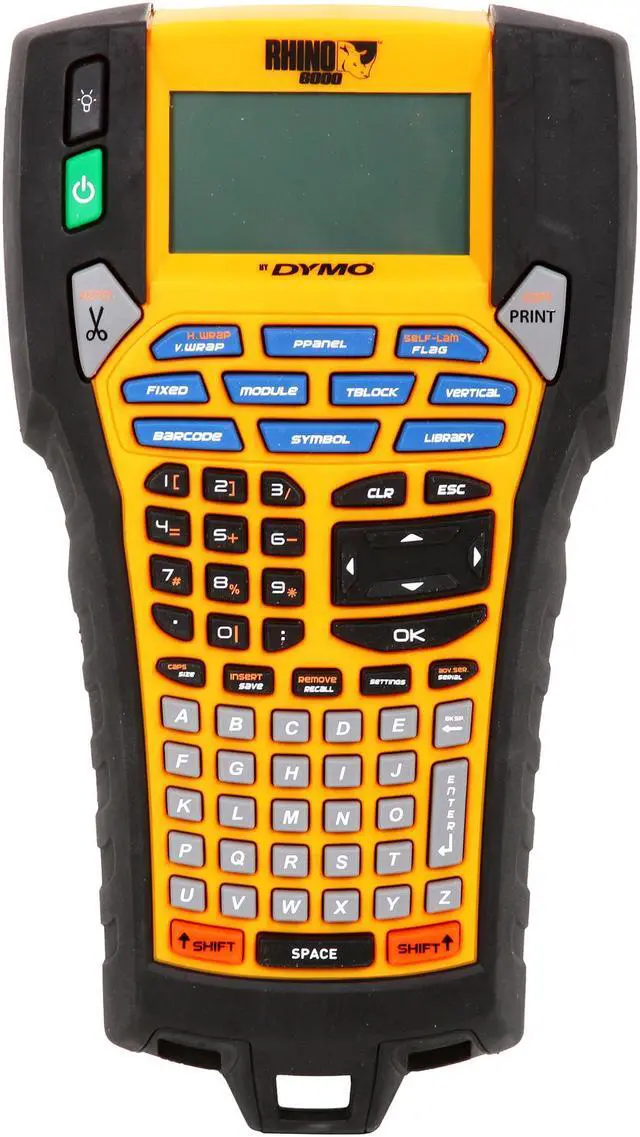 Alt view image 2 of 7 - DYMO Industrial RhinoPro 6000 Professional Label Maker (1734519)