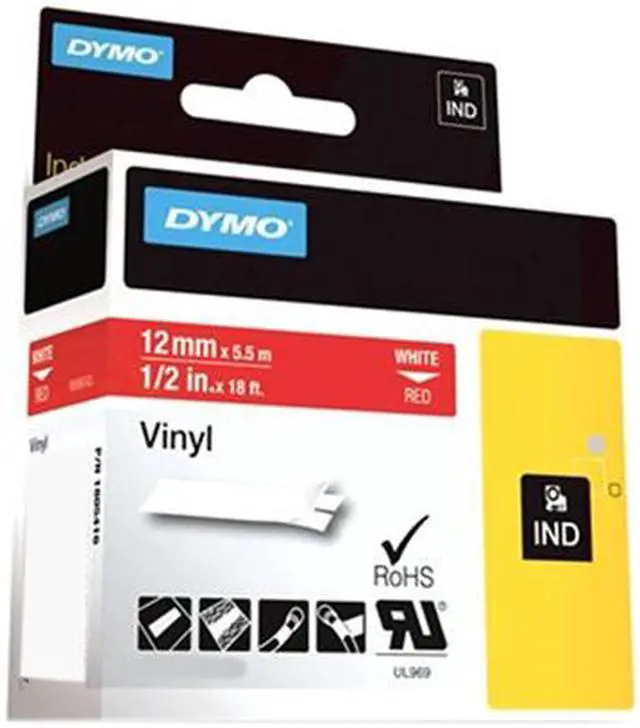 Main image of DYMO IND Vinyl Labels 1/2"