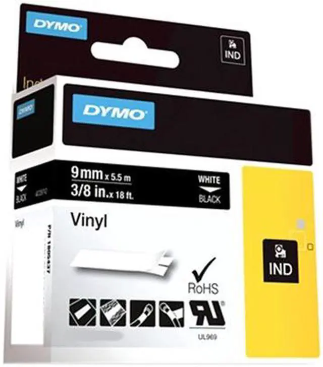 Main image of DYMO 1805437 IND Vinyl Labels 0.38"
