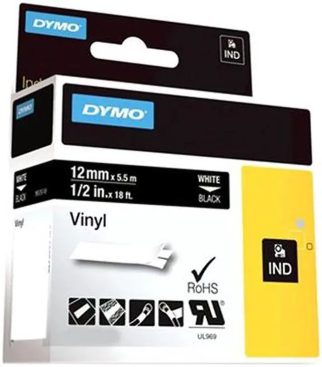 Main image of DYMO 1805435 IND All-Purpose Vinyl Labels 0.50"