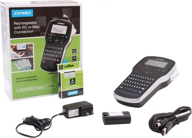 Alt view image 6 of 6 - DYMO LabelManager 280 1815990 180 dpi Rechargeable Handheld Label Maker