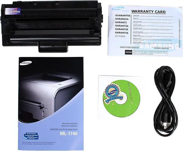 Alt view image 10 of 11 - Samsung ML-1740 Personal Up to 17 ppm Monochrome LPT / USB Laser Printer
