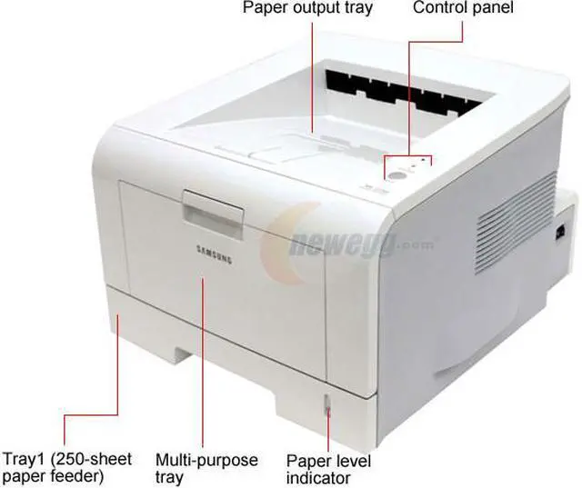 Alt view image 2 of 9 - Samsung ML-2250 Personal Up to 20 ppm Monochrome LPT / USB Laser Printer