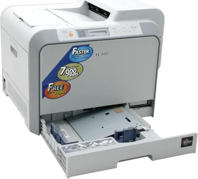 Alt view image 5 of 13 - Samsung CLP-510N Workgroup Up to 25 ppm 1200 dpi Color Print Quality Color Ethernet (RJ-45) / USB Laser Printer