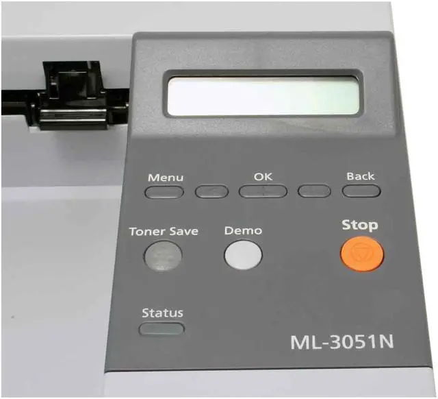 Alt view image 6 of 12 - SAMSUNG  ML-3051N Workgroup Up to 30 ppm Monochrome Laser Printer