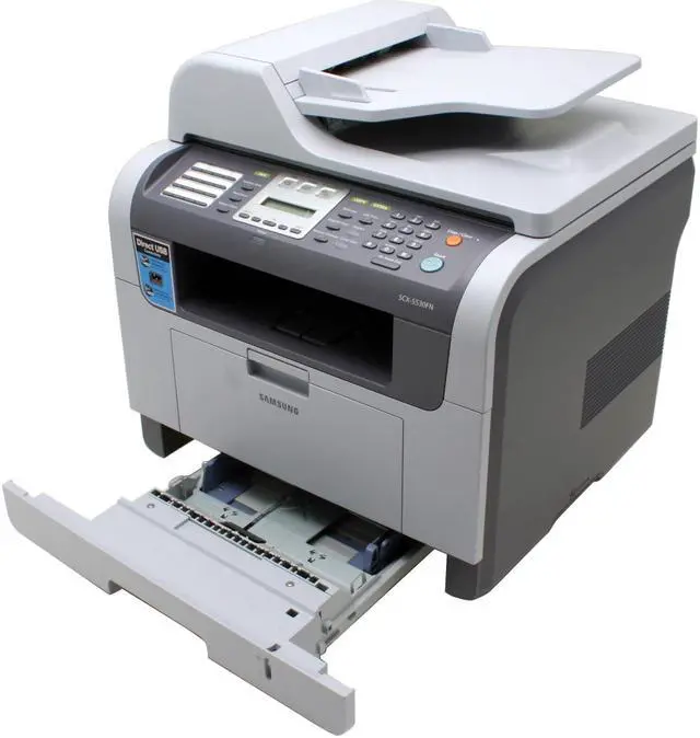 Alt view image 2 of 12 - Samsung SCX Series SCX-5530FN MFC / All-In-One Up to 28 ppm in A4 (30 ppm in Letter) Monochrome Ethernet (RJ-45) / LPT / USB Laser Printer