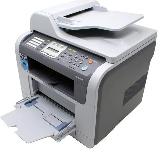 Alt view image 3 of 12 - Samsung SCX Series SCX-5530FN MFC / All-In-One Up to 28 ppm in A4 (30 ppm in Letter) Monochrome Ethernet (RJ-45) / LPT / USB Laser Printer