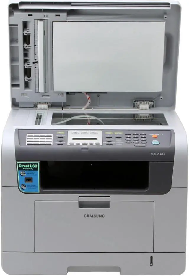 Alt view image 4 of 12 - Samsung SCX Series SCX-5530FN MFC / All-In-One Up to 28 ppm in A4 (30 ppm in Letter) Monochrome Ethernet (RJ-45) / LPT / USB Laser Printer