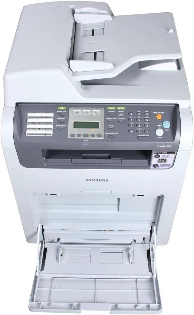 Alt view image 9 of 11 - Samsung CLX Series CLX-6210FX MFC / All-In-One Up to 21 ppm 2400 x 600 dpi Color Print Quality Color Laser Printer