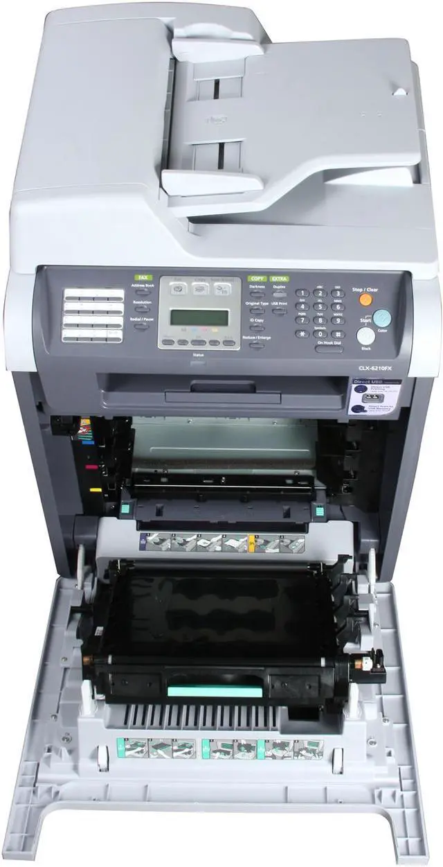 Alt view image 10 of 11 - Samsung CLX Series CLX-6210FX MFC / All-In-One Up to 21 ppm 2400 x 600 dpi Color Print Quality Color Laser Printer