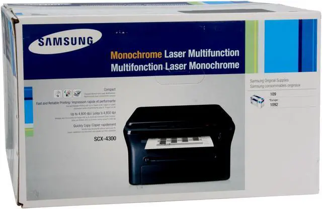 Alt view image 17 of 17 - Samsung SCX-4300 MFC / All-In-One Up to 19 ppm Monochrome USB Laser Printer