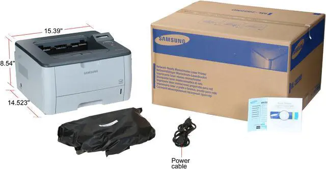 Alt view image 8 of 8 - Samsung ML Series ML-2855ND Workgroup Up to 28 ppm Monochrome Ethernet (RJ-45) / USB Laser Printer
