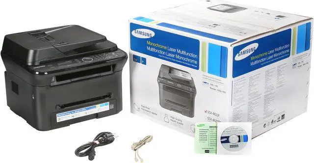 Alt view image 8 of 8 - Samsung SCX Series SCX-4623F MFC / All-In-One Up to 23 ppm Monochrome USB Laser Printer