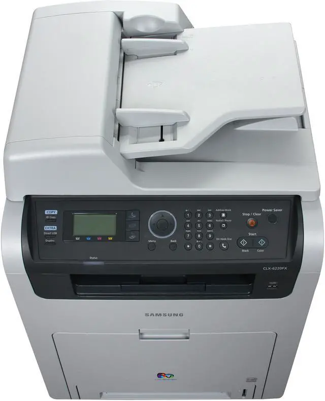 Alt view image 8 of 9 - Samsung CLX Series CLX-6220FX MFC / All-In-One Up to 20 ppm Color Ethernet (RJ-45) / USB Laser Printer