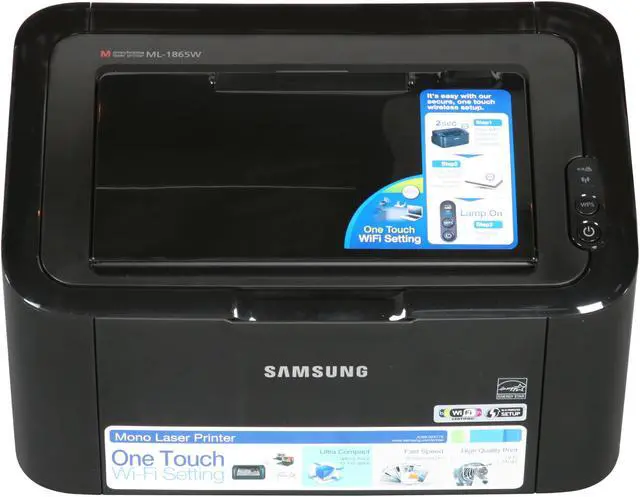 Alt view image 6 of 8 - Samsung ML-1865w Workgroup Monochrome Wi-Fi Laser Printer