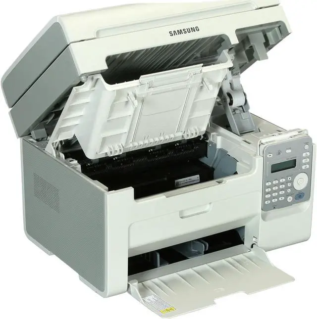 Alt view image 8 of 9 - Samsung SCX Series SCX-3405FW MFC / All-In-One Up to 21 ppm Monochrome Ethernet (RJ-45) / Wi-Fi Laser Printer