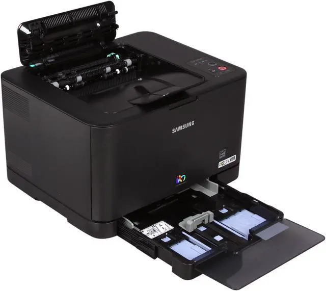 Alt view image 6 of 8 - Samsung CLP Series CLP-325W Workgroup Up to 17 ppm Color Ethernet (RJ-45) / USB / Wi-Fi Laser Printer