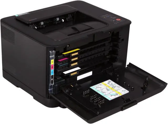 Alt view image 7 of 8 - Samsung CLP Series CLP-325W Workgroup Up to 17 ppm Color Ethernet (RJ-45) / USB / Wi-Fi Laser Printer