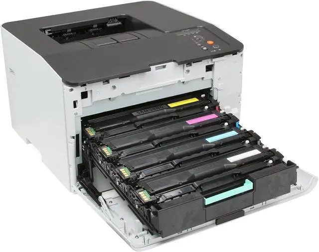 Alt view image 6 of 9 - Samsung CLP Series CLP-415NW Workgroup Up to 19 ppm 9600 x 600 dpi Color Print Quality Color Ethernet (RJ-45) / USB / Wi-Fi Laser Printer