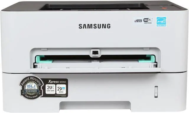 Alt view image 2 of 8 - Samsung SL-M2820DW Up to 29 ppm Monochrome Ethernet (RJ-45) / USB / Wi-Fi Laser Printer