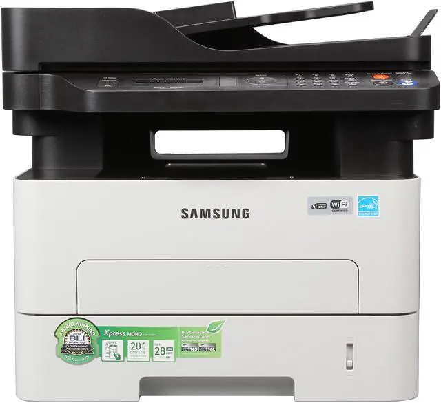 Alt view image 3 of 9 - HP Samsung SL-M2885FW Wireless Monochrome Multifunction Laser Printer