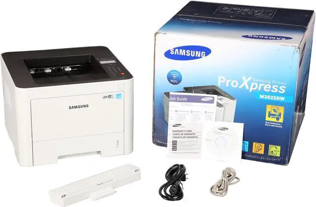 Alt view image 9 of 9 - SAMSUNG ProXpress M3825DW Duplex 1200 x 600 dpi Monochrome Laser Printer